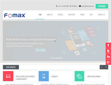 Tablet Screenshot of fomaxtech.com